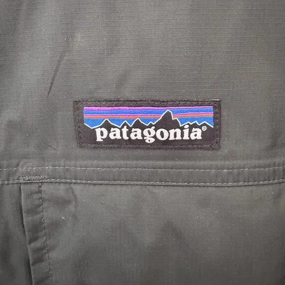 Patagonia Torrentshell Rain Jacket H2No Waterproof Hood Full Zip Grey Mens LRG - Picture 4 of 13